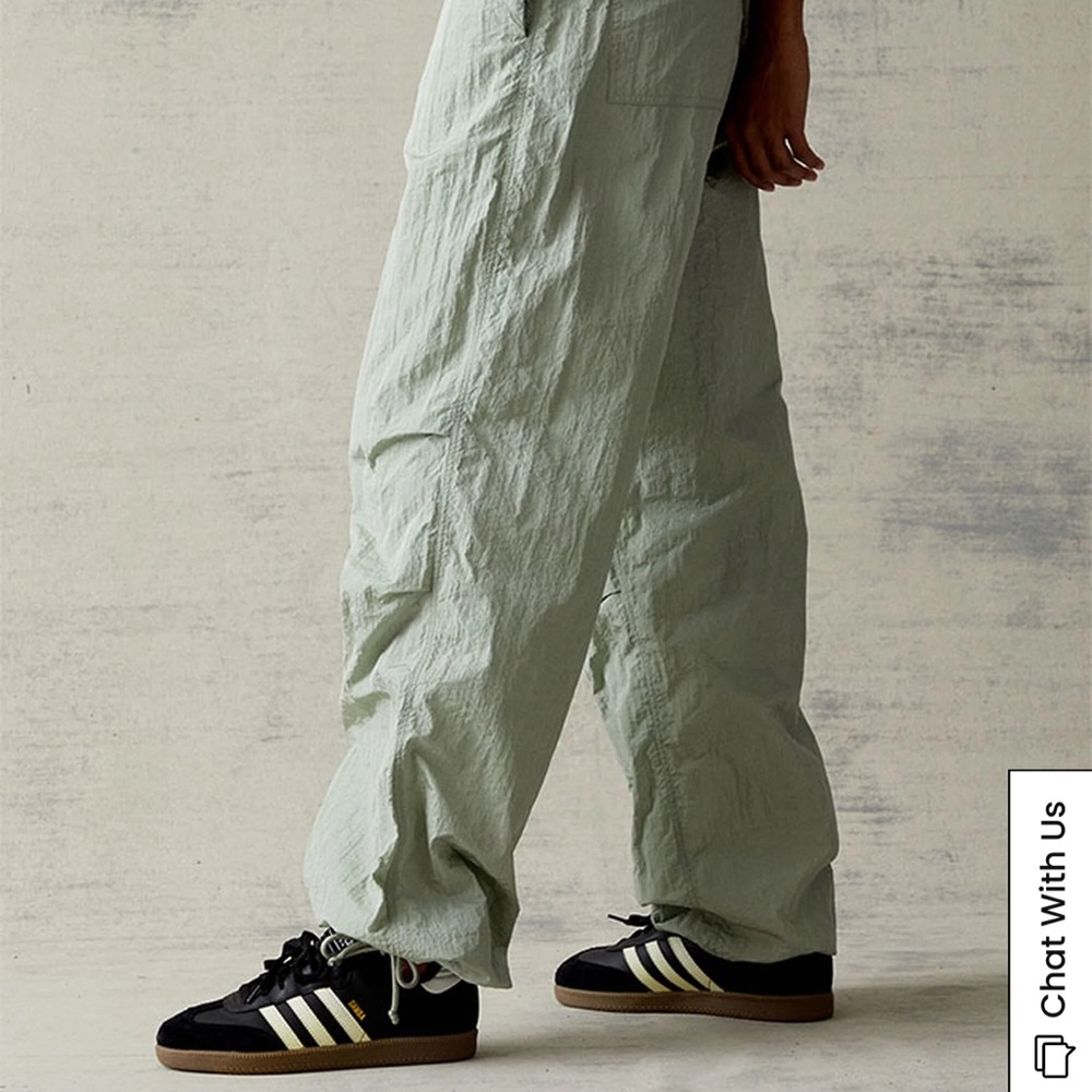 pacsun green parachute pants size 6/m never worn brand new
